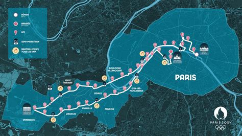 paris marathon route 2024